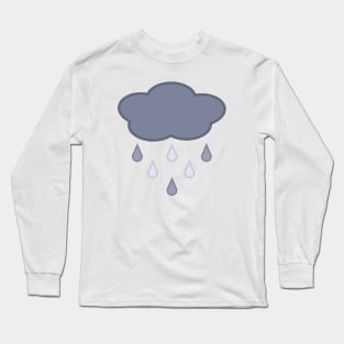 Stormy Day Rain Cloud Long Sleeve T-Shirt